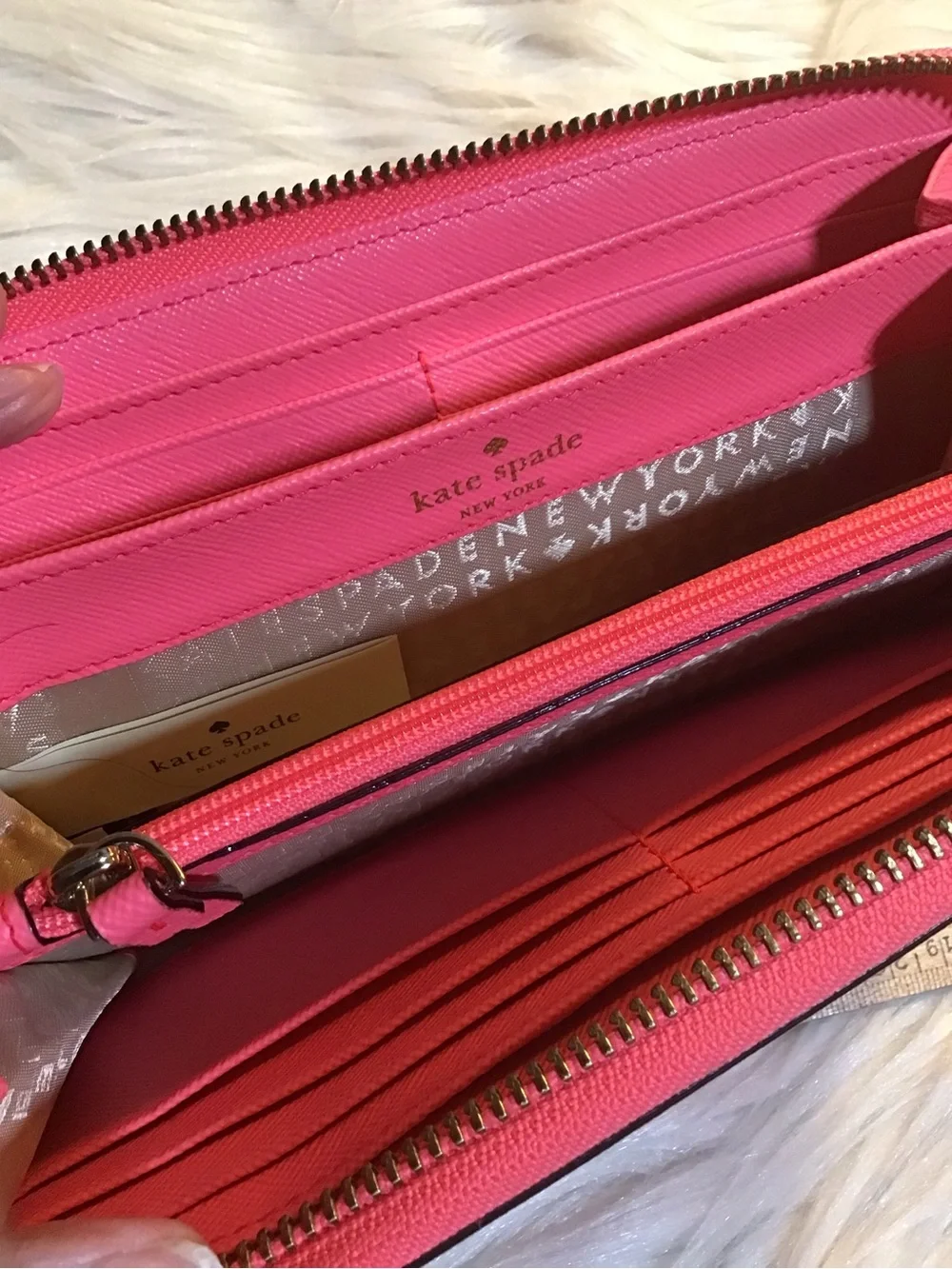 Kate spade parrot bird wallet